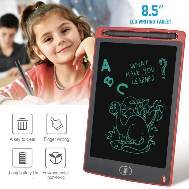 School,Office Electronic Graphics Tablet Portable 3 Pcs 8.5 Inch LCD Smart Electronic Tablet with A Key Lock Screen to Clear The Graffiti Painting Board for Kids and Adults for Home 